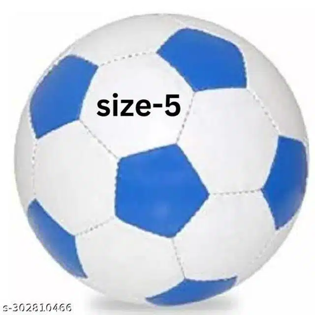 Rubber Football (Size 5, Multicolor)