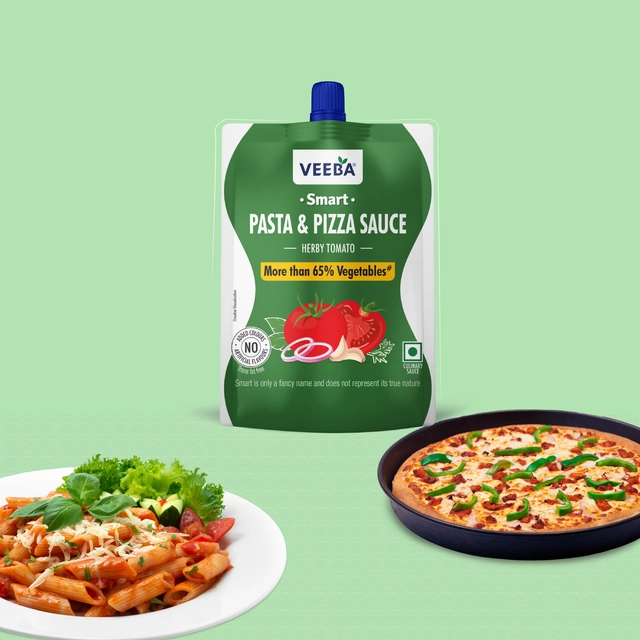 Veeba Smart Pasta & Pizza Sauce - Herby Tomato 200 g