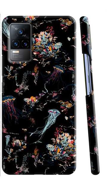 3D Designer Mobile Back Cover For Vivo Y73 & Vivo V21E 4G (Multicolor) (RH-1726)