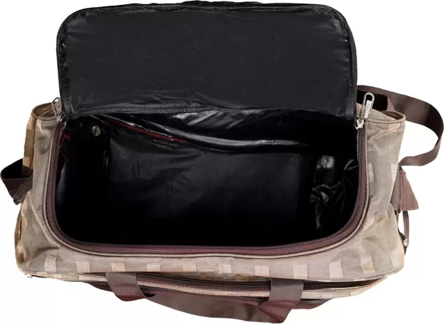 Polyester Duffel Bag (Brown, 60 L)