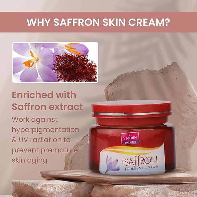 VI-John Advanced Saffron Fairness Cream (50 g)