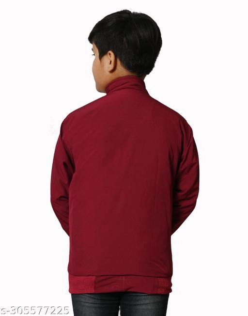 Jacket for Boys (maroon, 3-4 Years)