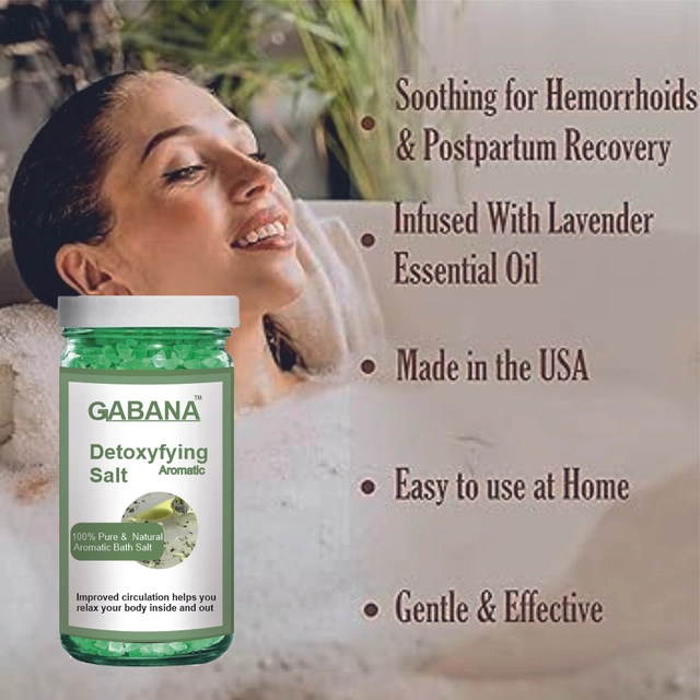 Gabana Detoxifying Aromatic Bath Salt Crystal (200 g)