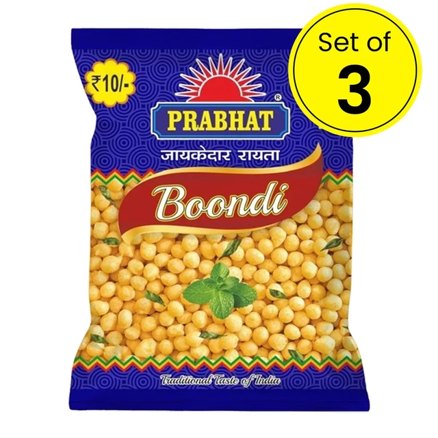 प्रभात बूंदी 3X34 g (पैक ऑफ 3)