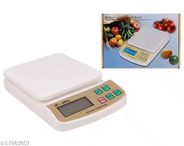 Kitchen Digital Weighing Scale (White)