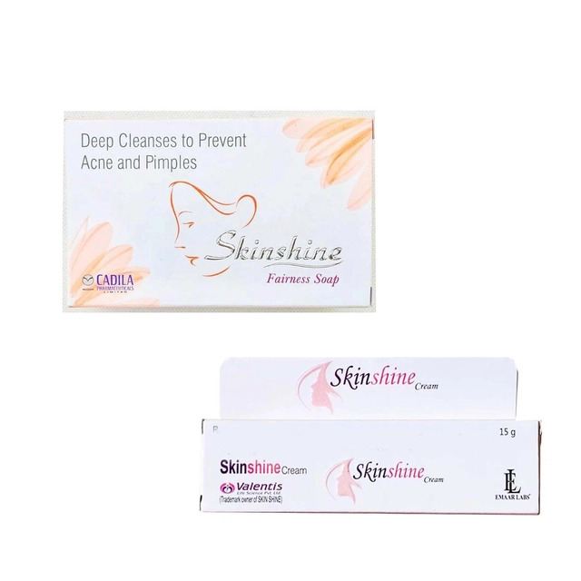 Shinshine Whitening Soap (75 g) with Cream (15 g) (Set of 1)