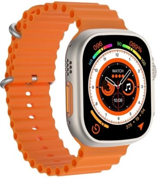 T800 Smart Watch for Men & Women (Orange)