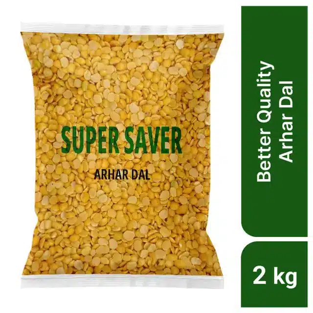 Arhar Dal 2 kg (Super Saver pack)