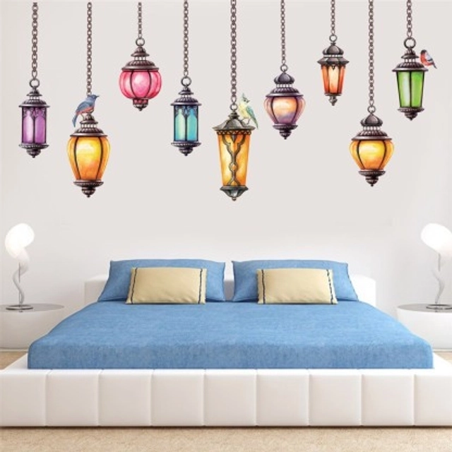 Classic Hanging Lamp Home Decor Self Adhesive Sticker