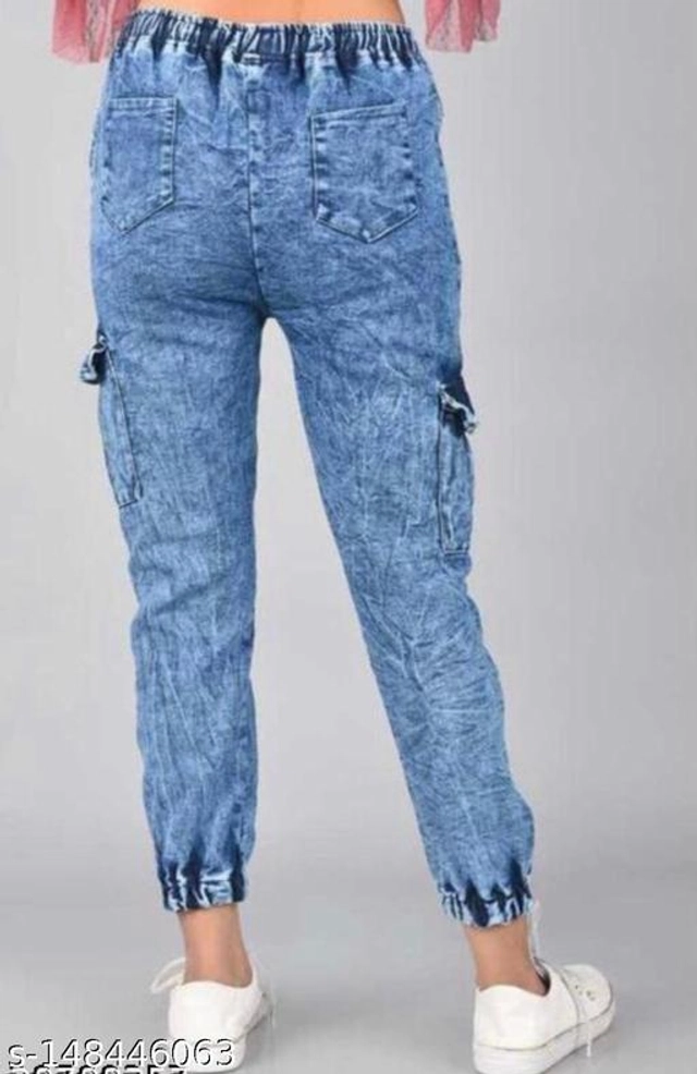 Denim Jeans for Girls (Blue, 13-14 Years)