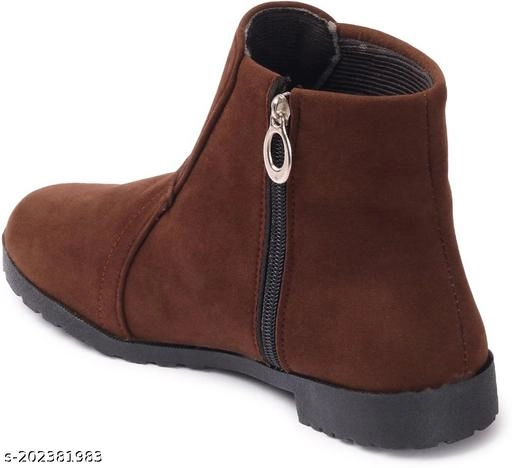 Boots for Women (Brown, 3)