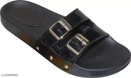 Sliders for Women (Black, 3)