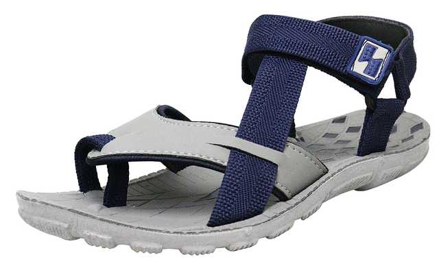 Ligera Men's Synthetic Leather Casual Sandals (Grey, 7) (Li_027)
