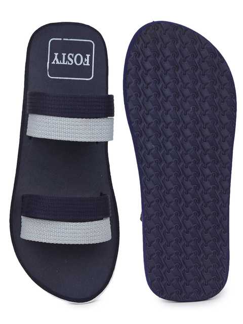 Men's Sandal (Blue & Grey, 9) (A-192)