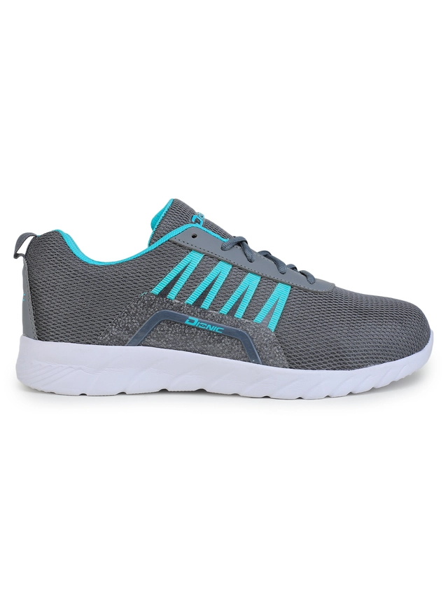 Sports Shoes for Men (Grey & Sky Blue, 6)