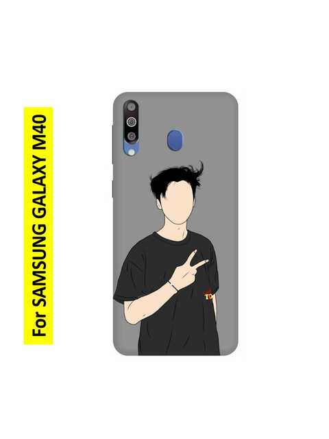 Printed Designer Matte Finish Hard Back Cover For Samsung Galaxy M40 (Pk-0189)