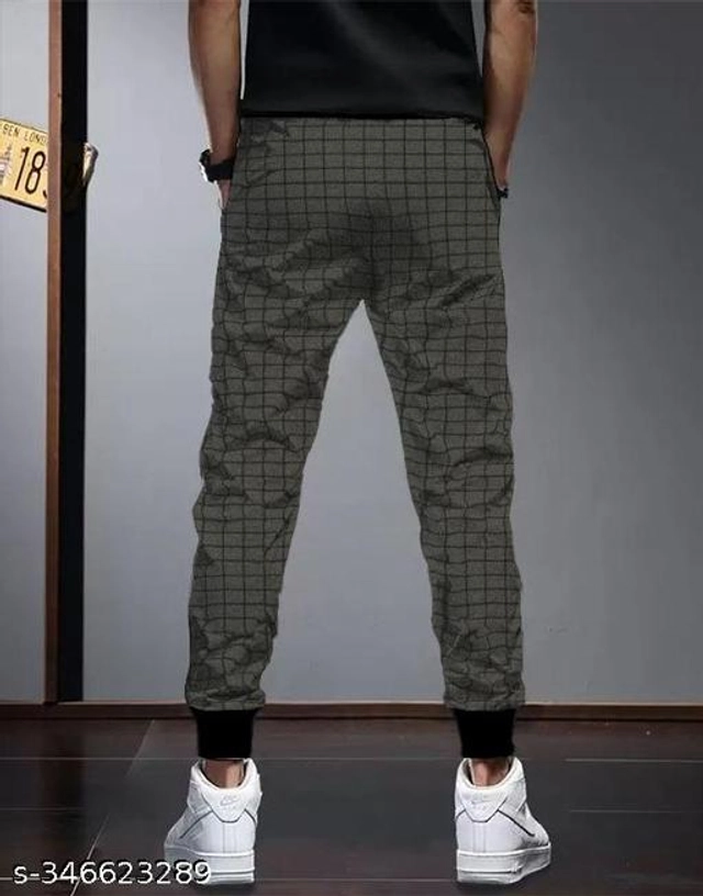 Cotton Trackpants for Boys (Olive, 15-16 Years)