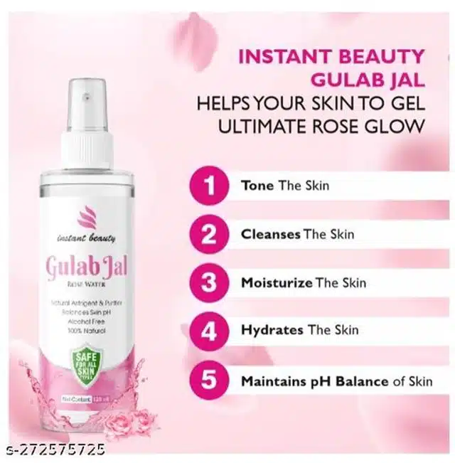 Instant Beauty Rose Water (120 ml)