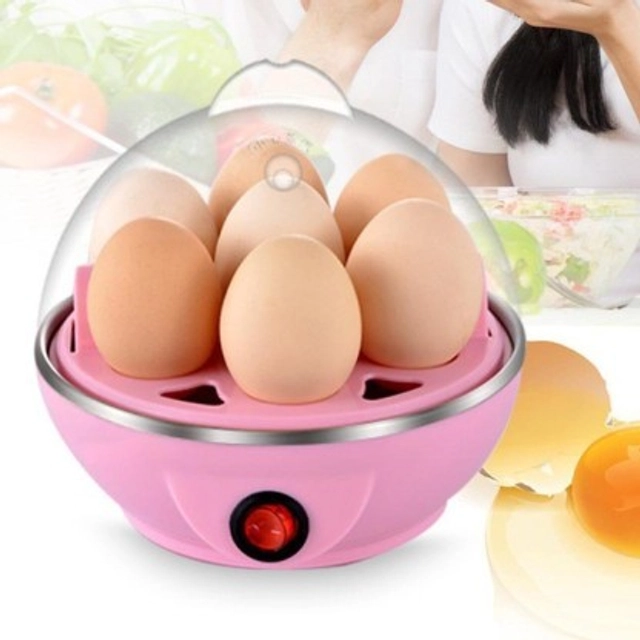 7 Layer Electric Egg Steamer Hard And Soft Boiled Electric Egg Poacher (Assorted, Pack of 1)