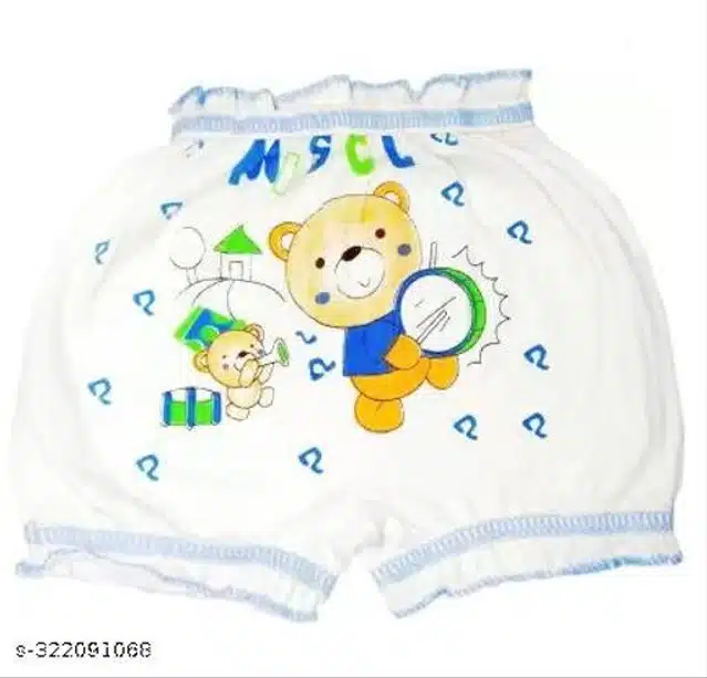 Cotton Briefs for Girls (Multicolor, 0-6 Months) (Pack of 6)