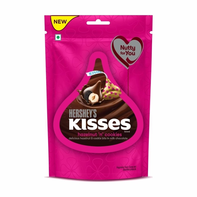 Hershey's किस्सेस हेज़लनट 'N' चॉकलेट कूकीज 33.6 g