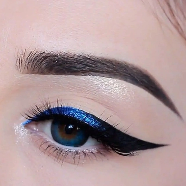 36H Waterproof Smudgeproof Long Lasting Sketch Eyeliner (Blue)