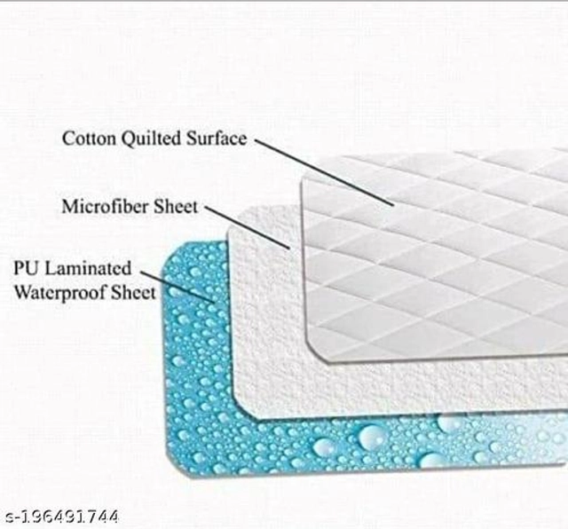 Cotton Mattress Protector (Multicolor)