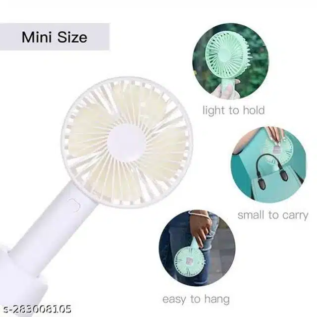 Mini Rechargeable Fan (White)