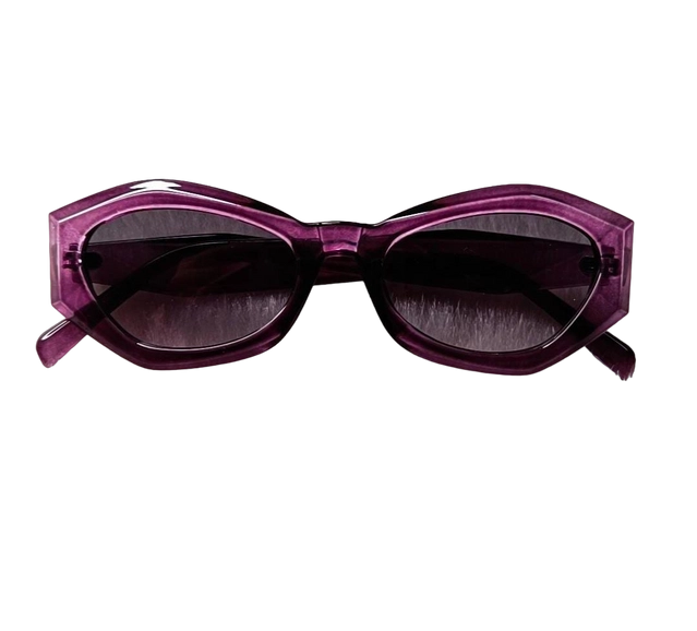 UV Protected Stylish Sunglass for Women (Purple)