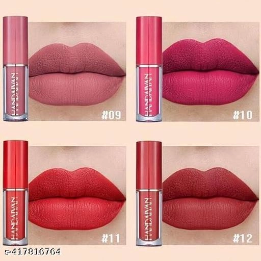 Matte Velvet Liquid Mini Lipsticks (Multicolor, Pack of 12)