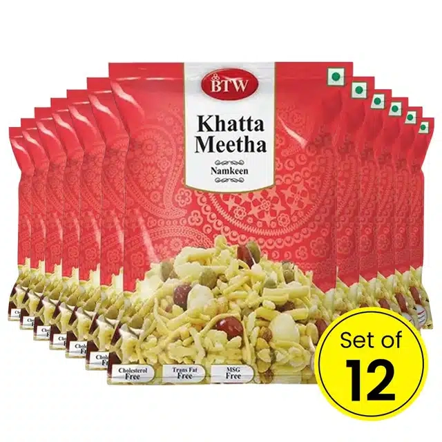 BTW Khatta Meetha 12X16 g (Set Of 12)