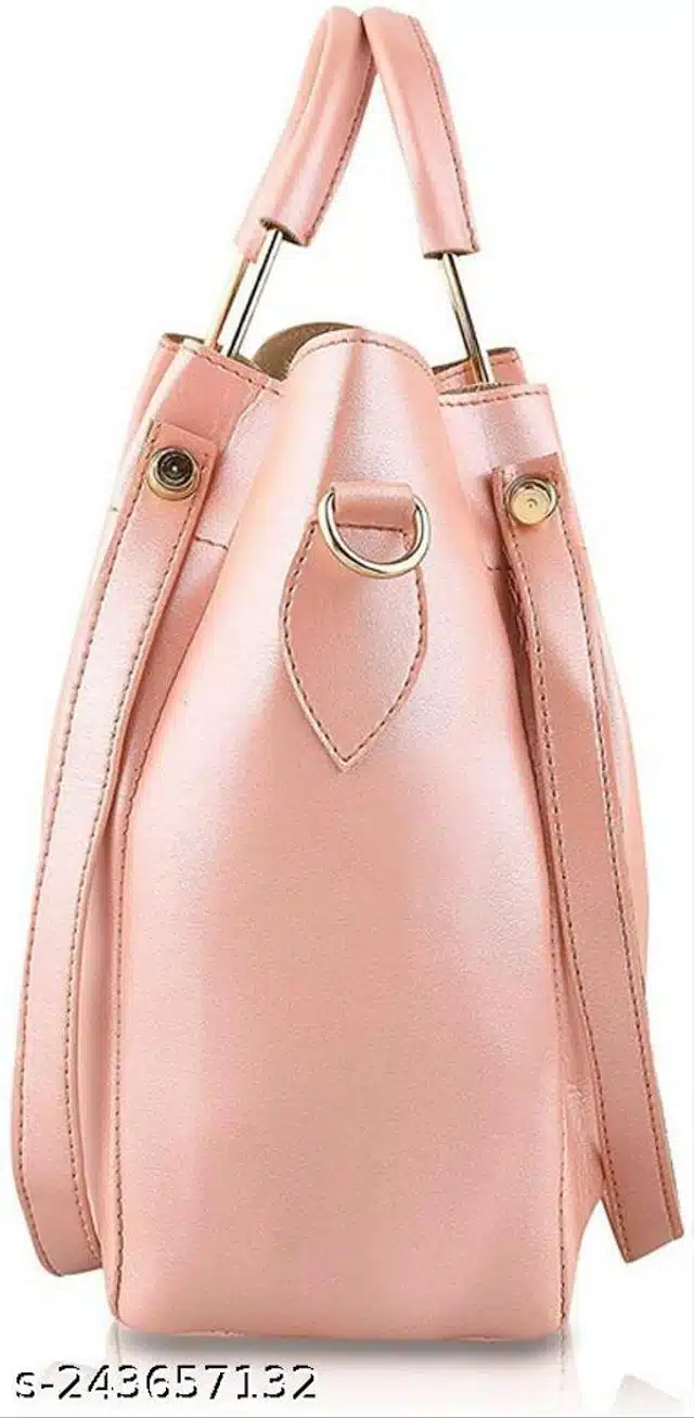 Handbags Set for Women (Pink, Pack of 4)