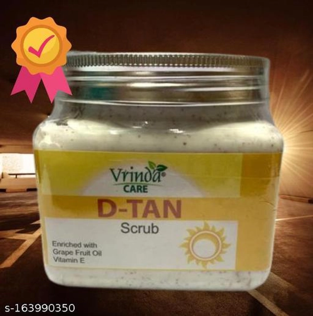 Vrinda Harbal D-Tan Face & Body Scrub (500 g)