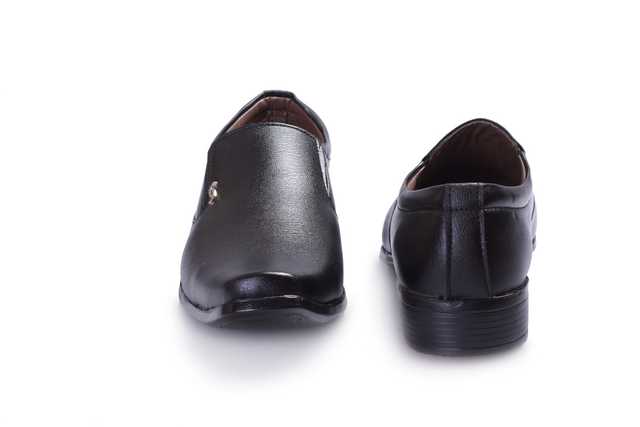 Katenia Synthetic Men Formal Shoes (Black, 7) (KF-5)