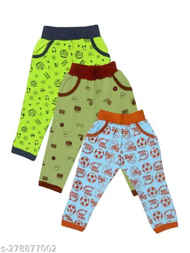 Pyjamas for Boys (Multicolor, 2-3 Years) (Pack of 3)