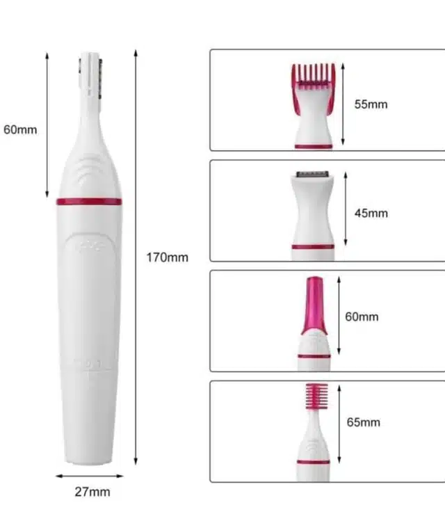 Plastic Rechargeable Trimmer for Women (Assorted)