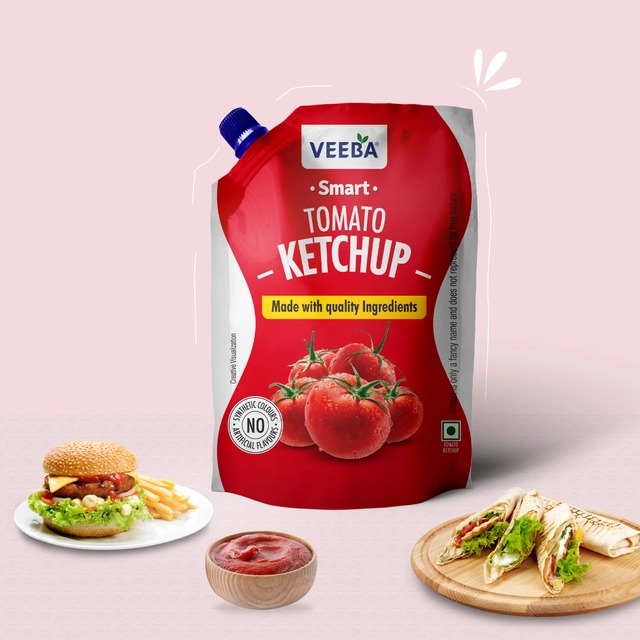 Veeba Smart Tomato Ketchup 450 g