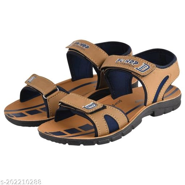 Floaters for Men (Blue & Tan, 10)