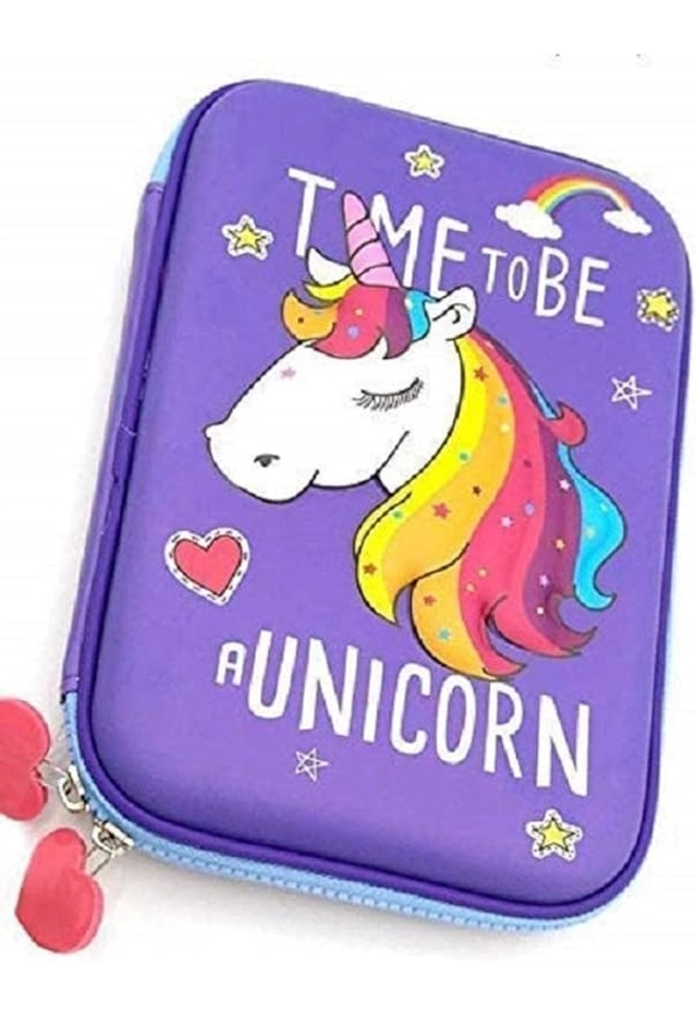 MINDFIT Unicorn Character Pencil Case(Multicolor,Pack of 1)