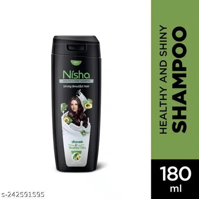 Nisha Avocado & Brahmi Oil Shampoo (180 ml) with Conditioner (180 ml) (Set of 2)