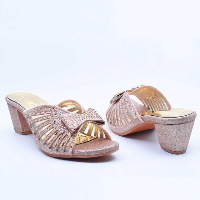 Sandals for Women (Gold, 3)