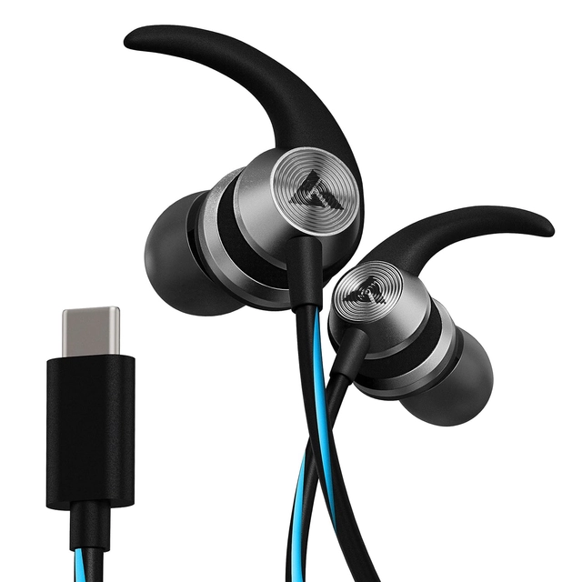 Wired Earphone with Type C Port (Black)