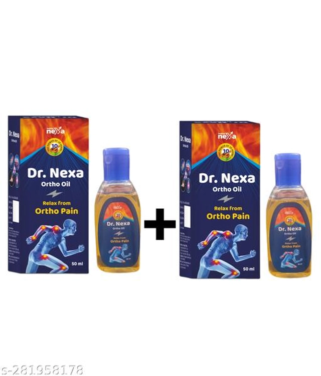 Dr. Nexa Ortho Joint Pain Massage Oil (50 ml, Pack of 2)