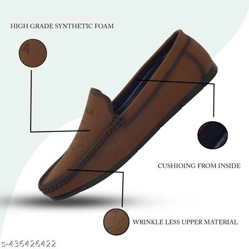 Loafers for Men (Brown, 6)