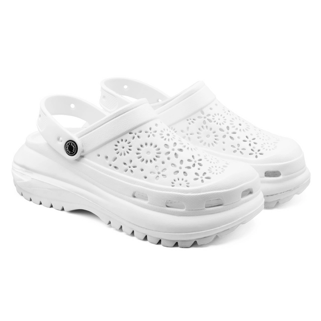 Clogs for Women (White, 5)