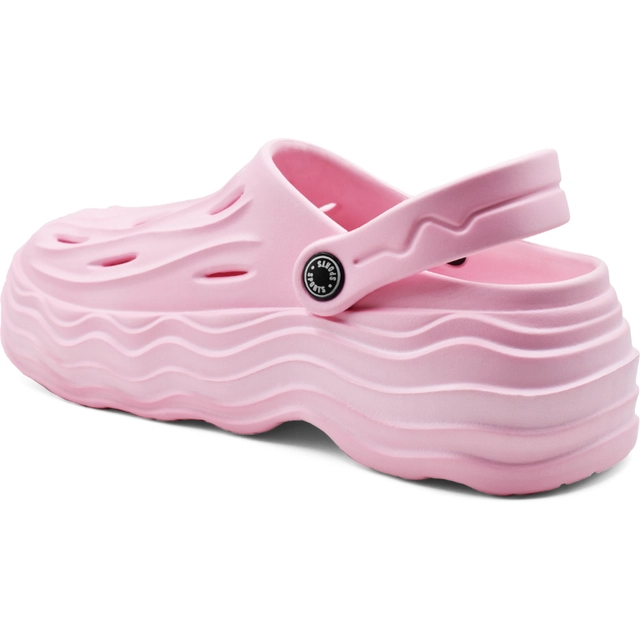 Textured Clogs For Women (Pink, 5)