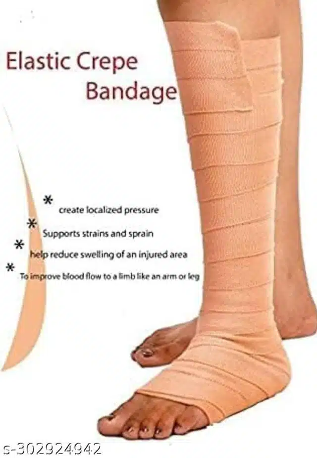 Cotton Crepe Bandage (Beige)