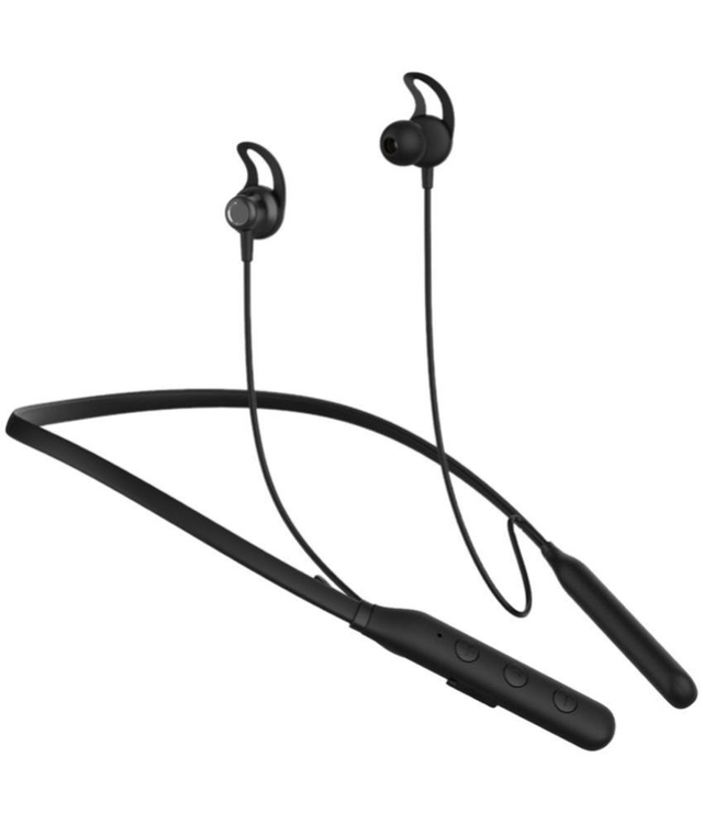 Tecsox Pulse 300 In-the-ear Bluetooth Headset with Upto 30h Talktime Deep Bass - Black