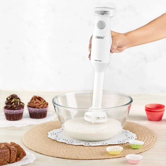 ORPAT HHB-100E Hand Blender (250 Watt, White)