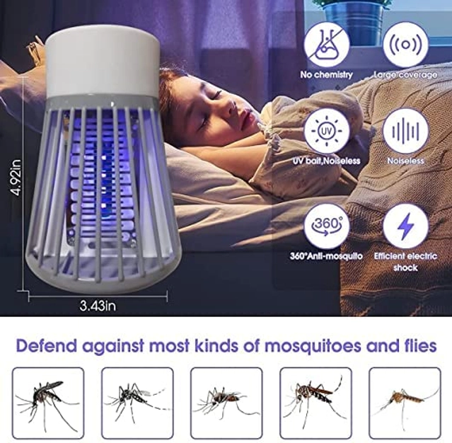 Electronic LED Mosquito Killer Lamp (White)